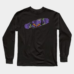 Evangelion EVA 01 • AT FIELD Long Sleeve T-Shirt